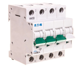 Wyłącznik nadprądowy 3P+N B 6A 10kA AC PLSM-B6/3N-MW 242511