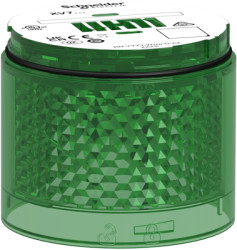 LED permanent light element, green, 24 V AC/DC, IP66, XVB7C23