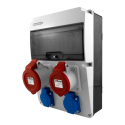 Rozdzielnica budowlana JUN 32A/16A/2x230V gniazda Bals DOKTORVOLT® DV-6832-F