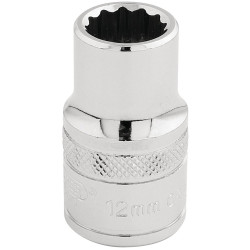 Draper Expert 33097 1/2&quot; Sq. Dr. Hi-Torq&#xAE; 12 Point Socket (12mm)