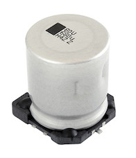 Kondensator 220μF 100V dc SMD Vishay roztaw: 6.5mm 18.6 x 16.6 x 17.5mm