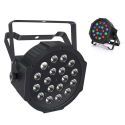 Lampa dyskotekowa efekt LED DMX 18x1W