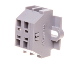 Złączka 2-przewodowa 1,5mm2 szara mocowanie srubowe 260-102 /100szt./