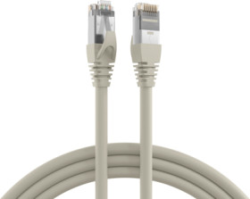 Patch cable, RJ45 plug, straight to RJ45 plug, straight, Cat 6A, S/FTP, PVC, 80 m, gray, K5537GR.80