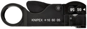 Narzędzie do ściągania izolacji kabli koncentrycznych Knipex Kable koncentryczne, kable danych 6.2mm RG58, 59, 62