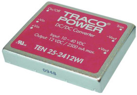DC converter, 18-75 VDC, 30 W, 1 output, 15 VDC, 89 % efficiency, TEN 25-4813WI