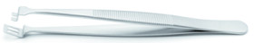 Wafer tweezers, uninsulated, antimagnetic, stainless steel, 120 mm, 2WFG.SA.1
