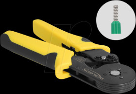 90561 Self-adjusting pliers for crimping bootlace ferrules – hex