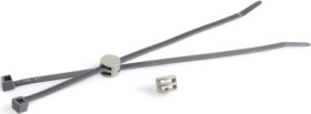 Fastening tie, PA, (L x W) 202 x 4.6 mm, bundle-Ø 2 to 47 mm, gray, -40 to 150 °C, 156-00382