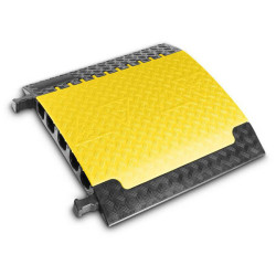 DEFENDER 85500 Cable Bridge Black/Yellow 5 Channels TPU 700mm Modular