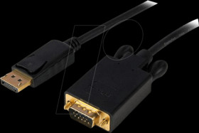 DP2VGAMM3B Cable DP plug to VGA plug, 91cm