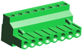 Złącze PCB 8 -pinowe raster 5mm Montaż na kablu TE Connectivity