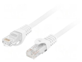 PCU6-10CU-1500-W Patch cord U/UTP Cat: 6 RJ45 wtyk z obu stron linka Cu 15m