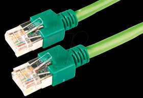 Category 5e, 300 MHz, SF/UTP, 3 m, green