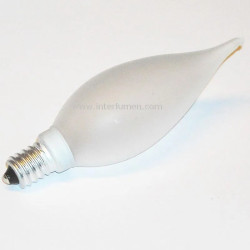 B35s 60W matowa ChRL E14 240V żarowa płomyk krótki żarówka płomykowa matowa