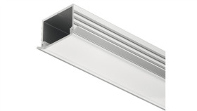 Profil Led Wpuszczany, Biały Opal, 1191 Häfele Lighting, 83372984