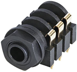 Rean AV NYS216G Złącze męskie jack 6,35 mm gniazdo Ilość styków: 3 1 szt.