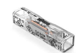 Szybkozłączka przelotowa miniaturowa 2x0,75-4mm2 Inline 2773-2401 /opak.100szt./