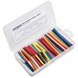 Sealey HST501MC Heat Shrink Tubing Assortment 180pc 50 &amp; 100mm Mixed Colours