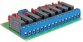 8-kanałowy moduł przekaźnikowy, zlutowany AVT1659