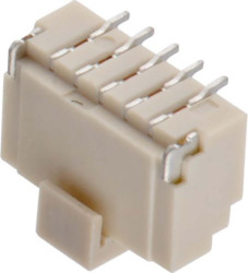 Gniazdo PCB 8 -pinowe raster: 1 Złącze SMT męskie z osłoną pionową Pionowy SMD