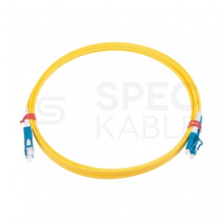 Patchcord światłowodowy FO SM LC/UPC-SC/UPC duplex 9/125 G.657A1 2.0mm LSZH żółty 1m PFOT