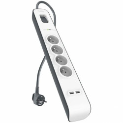 Belkin 2M, 4-portowa listwa + 2x USB-A 2.4A, 525J