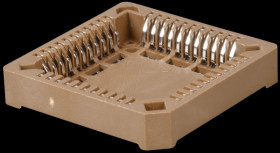 IC socket, 44-pin, SMD-PLCC