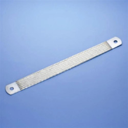 Plecionka uziemiająca 300x15mm obustronnie zaprasowana na śrubę 556660