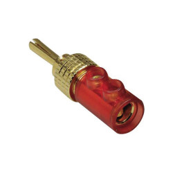 BKL 0106008 Jack Plug Straight 4mm Pin Black 2-Way Screw Connection