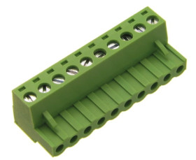 TBMF 5116R listwa zaciskowa żeńska 16pin; raster 5,08mm