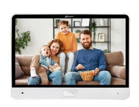 Monitor wideodomofonu 8cali kolorowy @SMART biały, ekran dotykowy