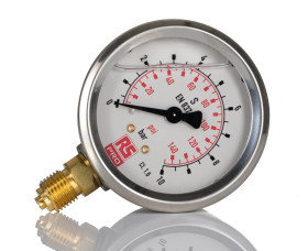 Manometr 0 →10bar 63mm G 1/4