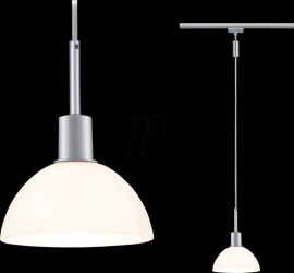 96972 URail pendant light Sarrasani, E14, max. 20 W, dimmable, chrome/