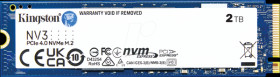 SNV3S/2000G Kingston NV3 NVMe™ SSD, 2 TB, M.2 PCIe