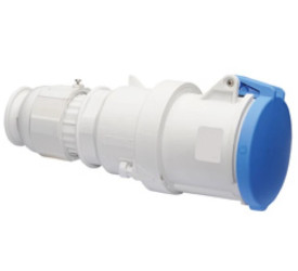 Gniazdo przenośne TE z zintegrowanym zadławieniem MULTI-GRIP 63A 3p 230V 6h IP44 3104