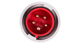 Wtyczka Przenośna 16A 5P 400V Czerwona Ip67 Shark 0152-6