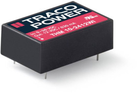 TracoPower THM 10-4812WI Przetwornica DC/DC, do PCB 48 V/DC 12 V/DC 830 mA 10 W Ilość wyjść: 1 x Content 1 szt.