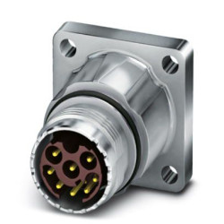 Złącze wielostykowe przemysłowe 17-pinowe M17 Montaż przedni Wtyczka Phoenix Contact