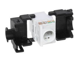 Gniazdo keystone RJ45 8P8C KAT6e