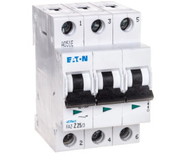 Wyłącznik nadprądowy 3P Z 25A 10kA AC FAZ Z25/3 278929