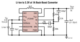 High Current Micropower 600kHz Synchronous Buck-Boost DC/DC Converter