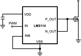 7.6-A/1.3-A single channel gate driver with 4-V UVLO and split outputs