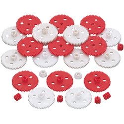 Reely Plastic Gear Set Red/White 20pcs