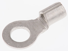 Zacisk oczkowy rozmiar przewodu 2.5mm² Ø , M4 nieizolowany średnica wew 4.3mm RS PRO