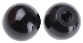 Pokrętło mocujące M5 długość gwintu: 17mm średnica pokrętła 19mm średnica gwintu: 5mm Kulowy Otwór gwintowany