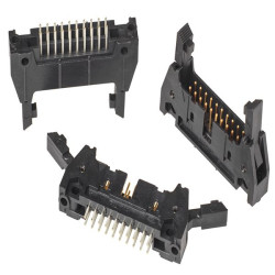 Wtyk PCB 20-pinowe raster: 2.54mm 2-rzędowe 3M Przewlekany