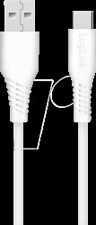 CU0255 Sync &amp; charging cable, USB-C -> USB-A, 3.0 m, white