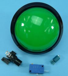 PRZYCISK BIG PUSH GREEN 3A/250V 98mm