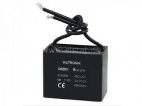 8uF 450V kond. rozruchowy ( przewody kostka mała